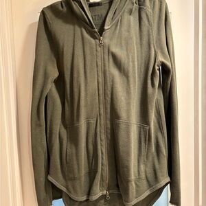 ATM Olive Green Women’s Zip-Up Hoodie